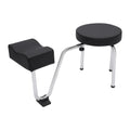 Club BollywoodPedicure Manicure Stool With Footrest Anti Skid Shop Beauty Salon Adjustable Black|Health & Beauty|Nail Care Manic
