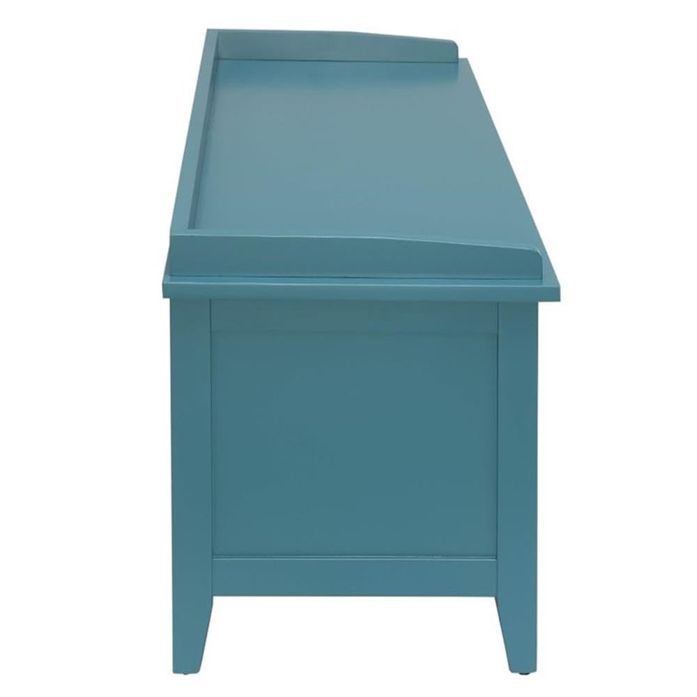 Acme Flavius Storage Bench in Teal