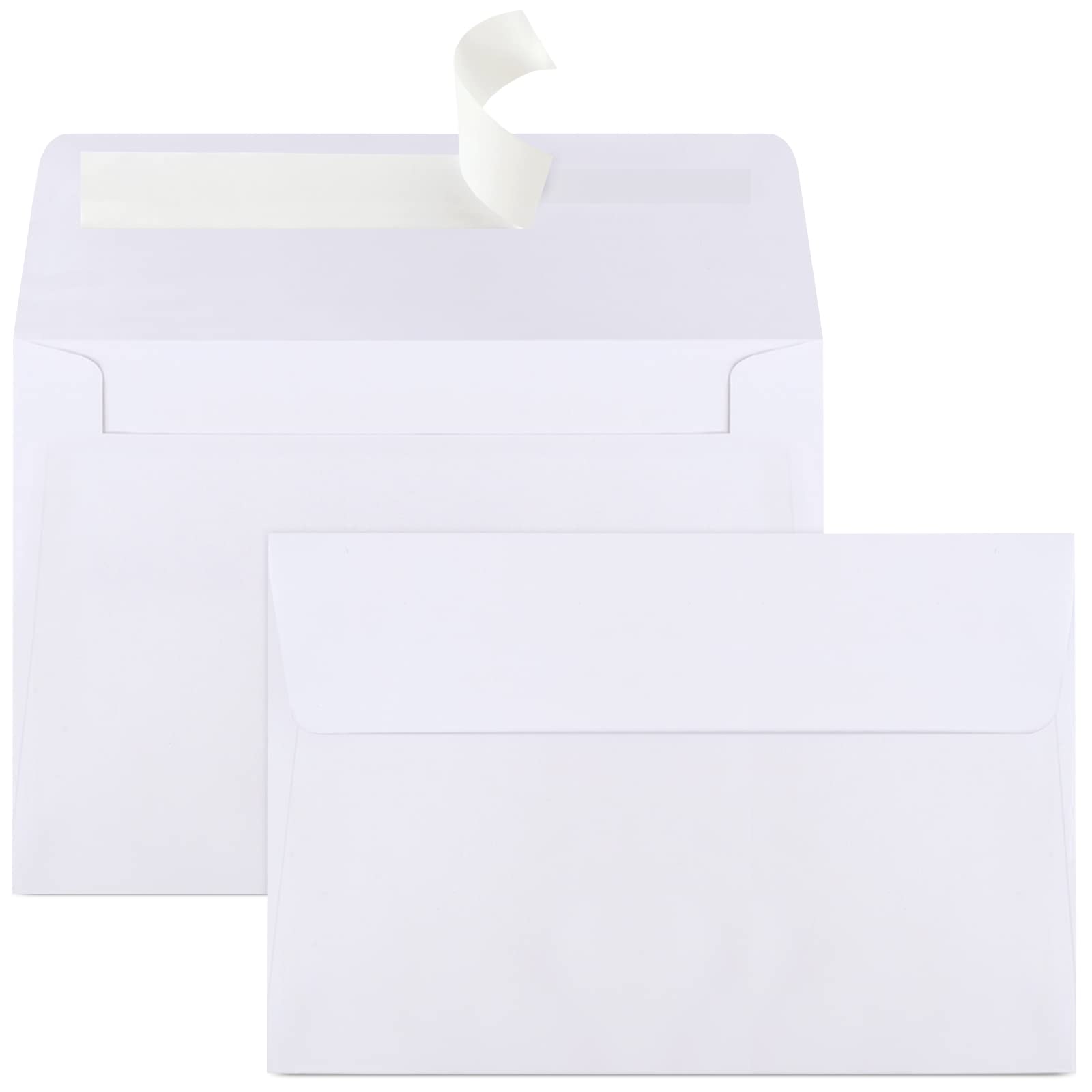 Joyberg 70 Packs A4 Envelope, White A4 Envelopes, 4X6 Photo Envelopes For Invitations, Envelopes Self Seal For Weddings, Baby Sh