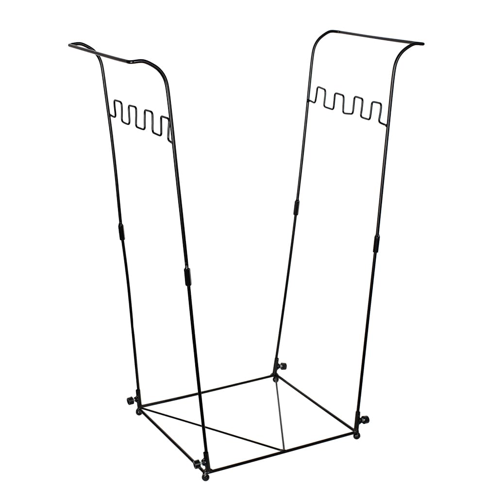 viterlight Trash Bag Holder, 30-45 Gallon Garbage Bag Holder, Metal Portable Leaf Bag Holder, Multi-use Trash Bag Holder Stand f