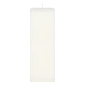 Mega Candles 1 pc Unscented White Square Pillar Candle, Hand Poured Premium Wax Candles 3 Inch x 9 Inch, Home D  cor, Wedding Re