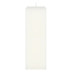 Mega Candles 1 pc Unscented White Square Pillar Candle, Hand Poured Premium Wax Candles 3 Inch x 9 Inch, Home D  cor, Wedding Re