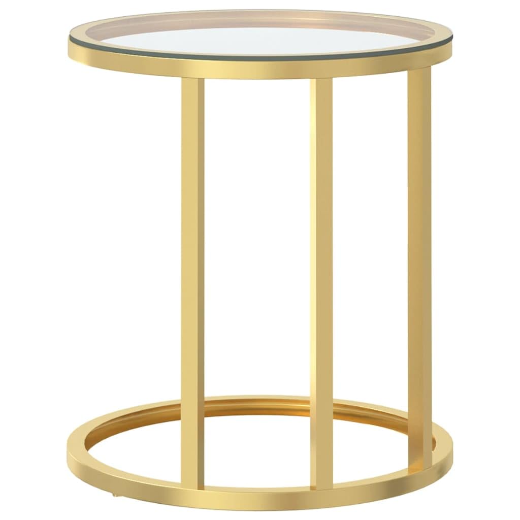 vidaXL Modern & Functional Round Side Table - Thumbnail 5