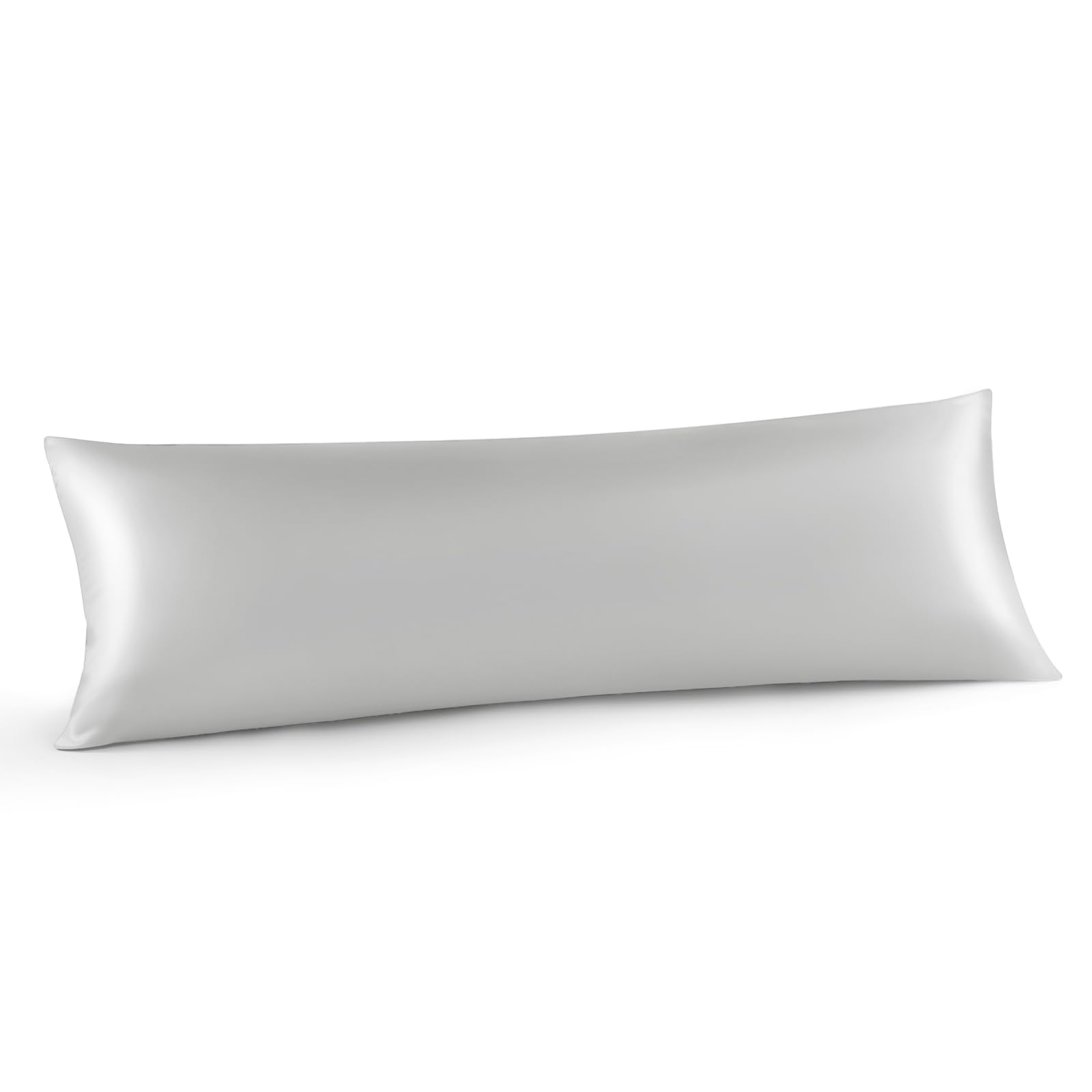 Infiixso Body Pillow Cover With Zipper, Luxury Mulberry Silk Long Body Pillow Case 20X54 Inches, Ultra Smooth And Soft Cooling B