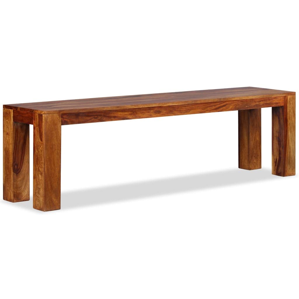 vidaXL Solid Sheesham Wood Bench