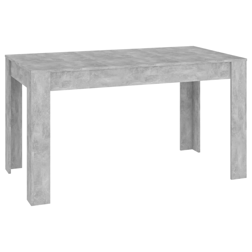 vidaXL Dining Table Concrete Gray 55.1&quot;x29.3&quot;x29.9&quot; Engineered Wood