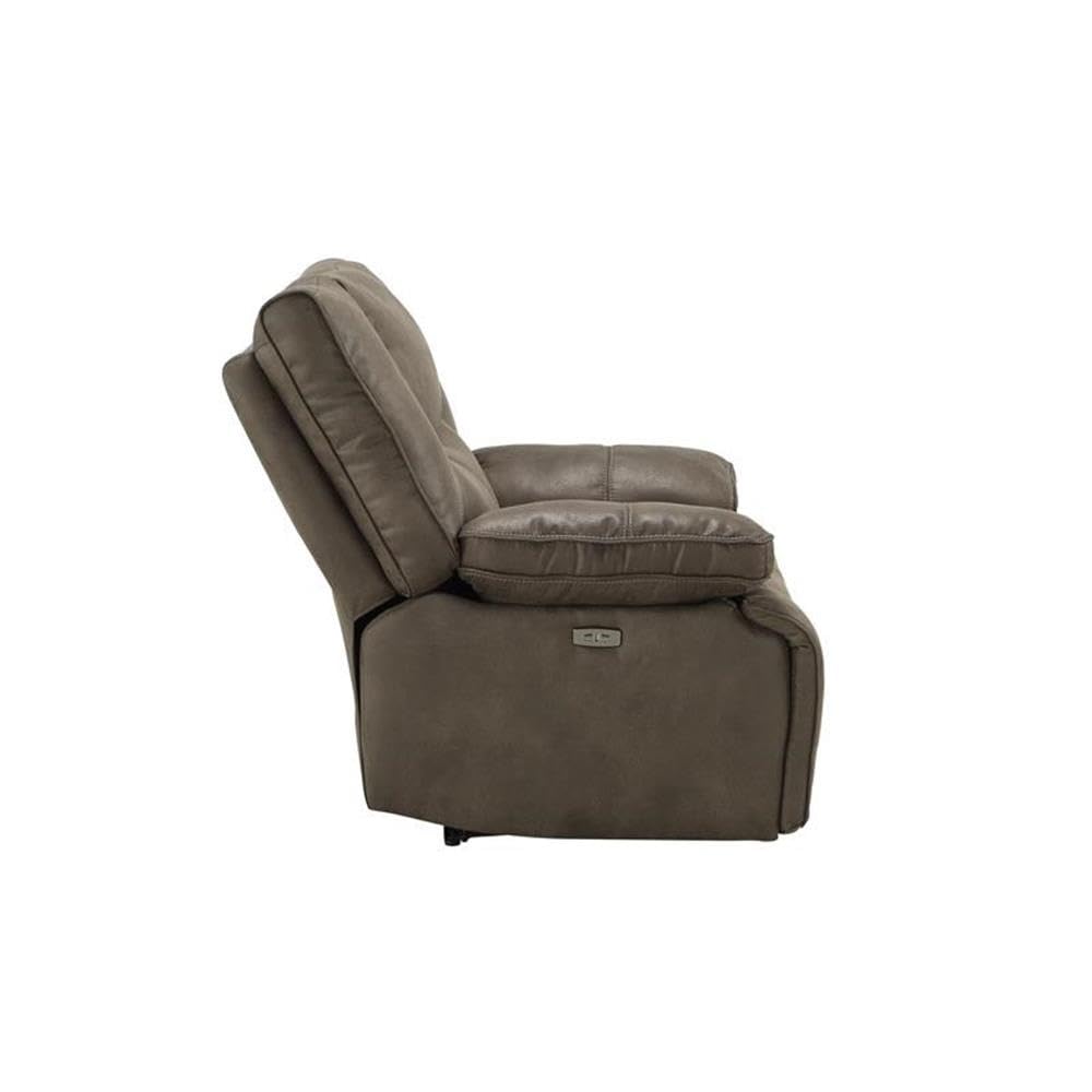 Acme Harumi Loveseat (Power Motion) In Gray Fabric