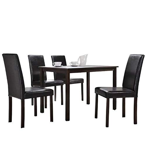 Baxton Studio Andrew 5-Piece Modern Dining Set