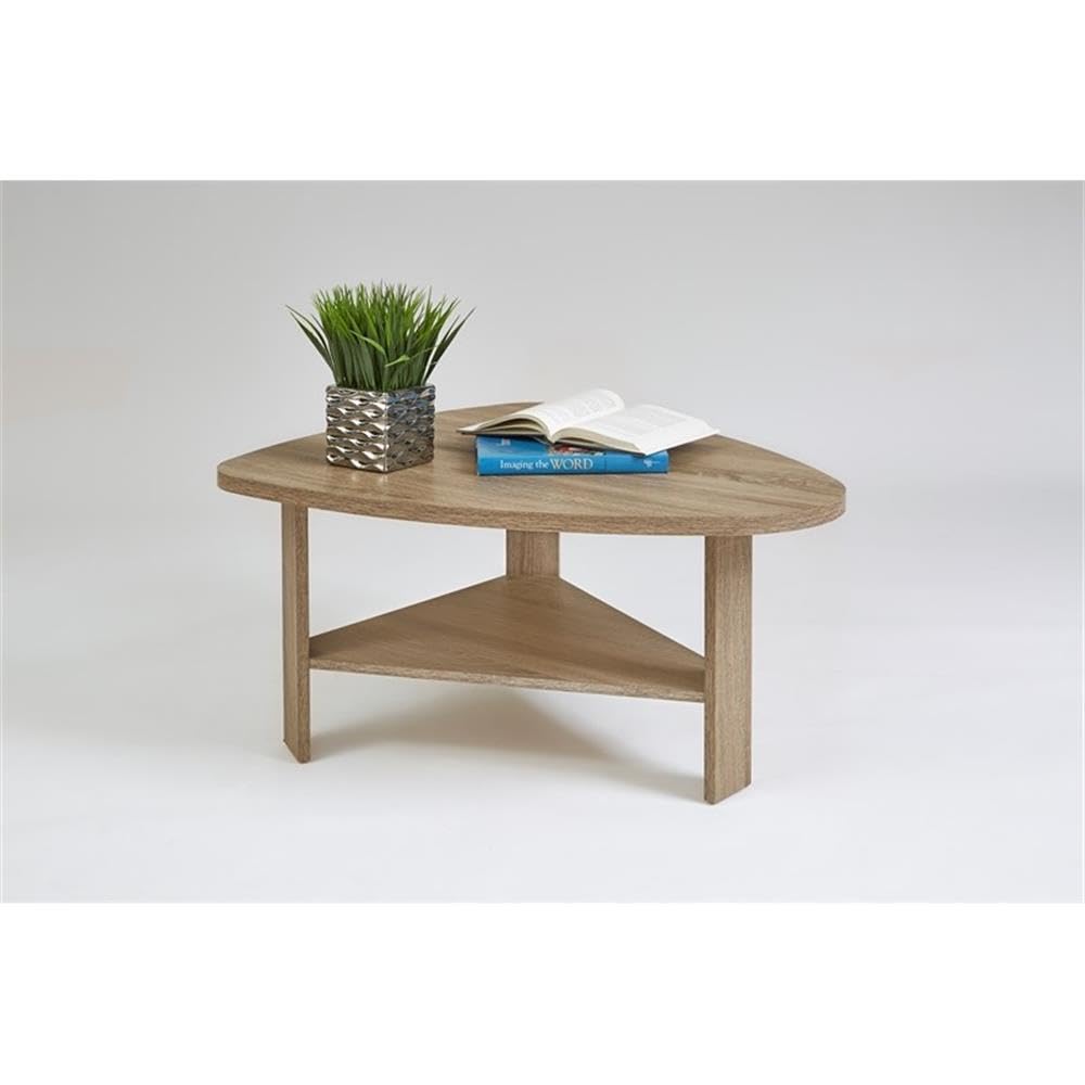 Progressive Furniture T177-41 Barry Teardrop Cocktail Table, Dark Taupe