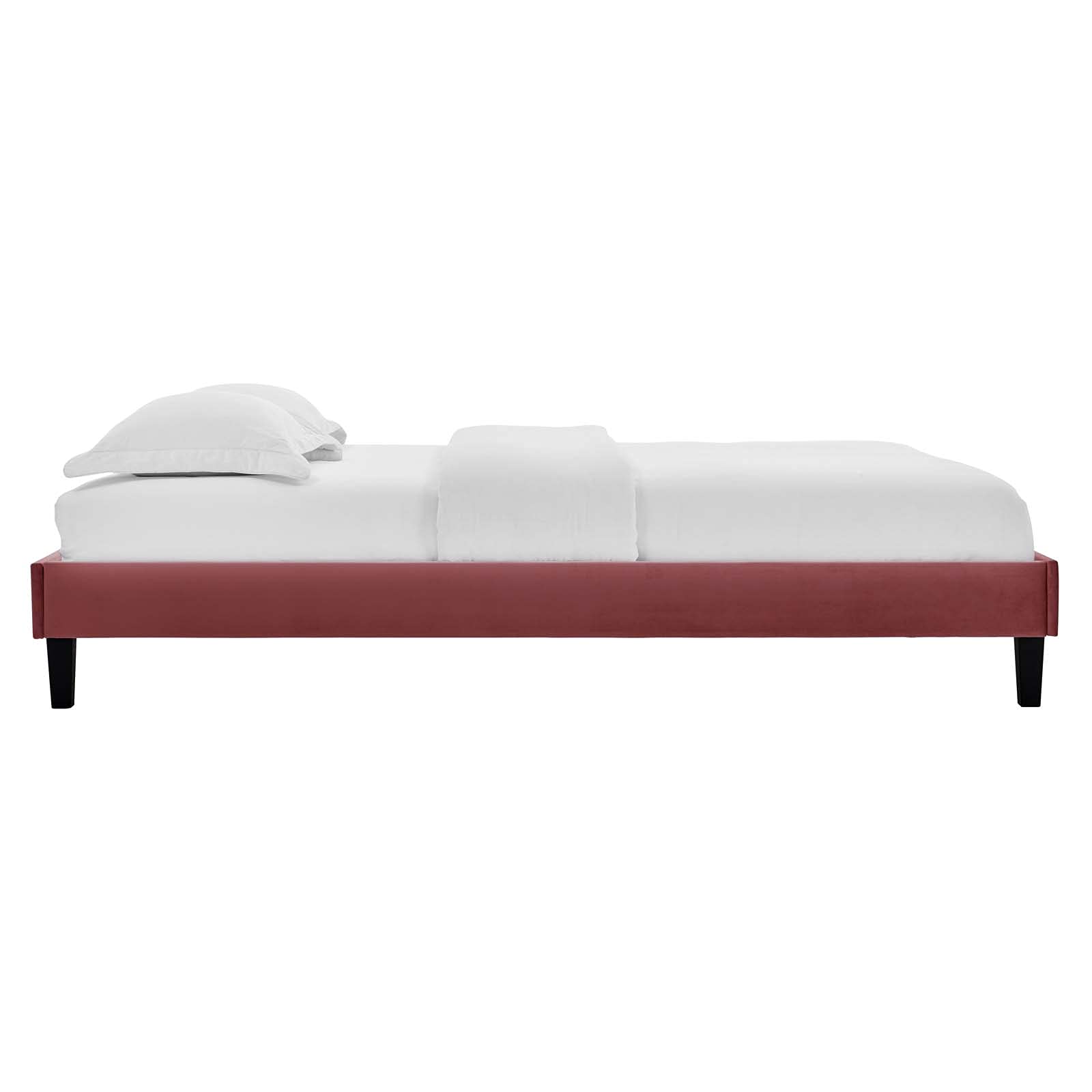 Modway Reign Platform, King, Dusty Rose