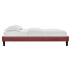 Modway Reign Platform, Queen, Dusty Rose