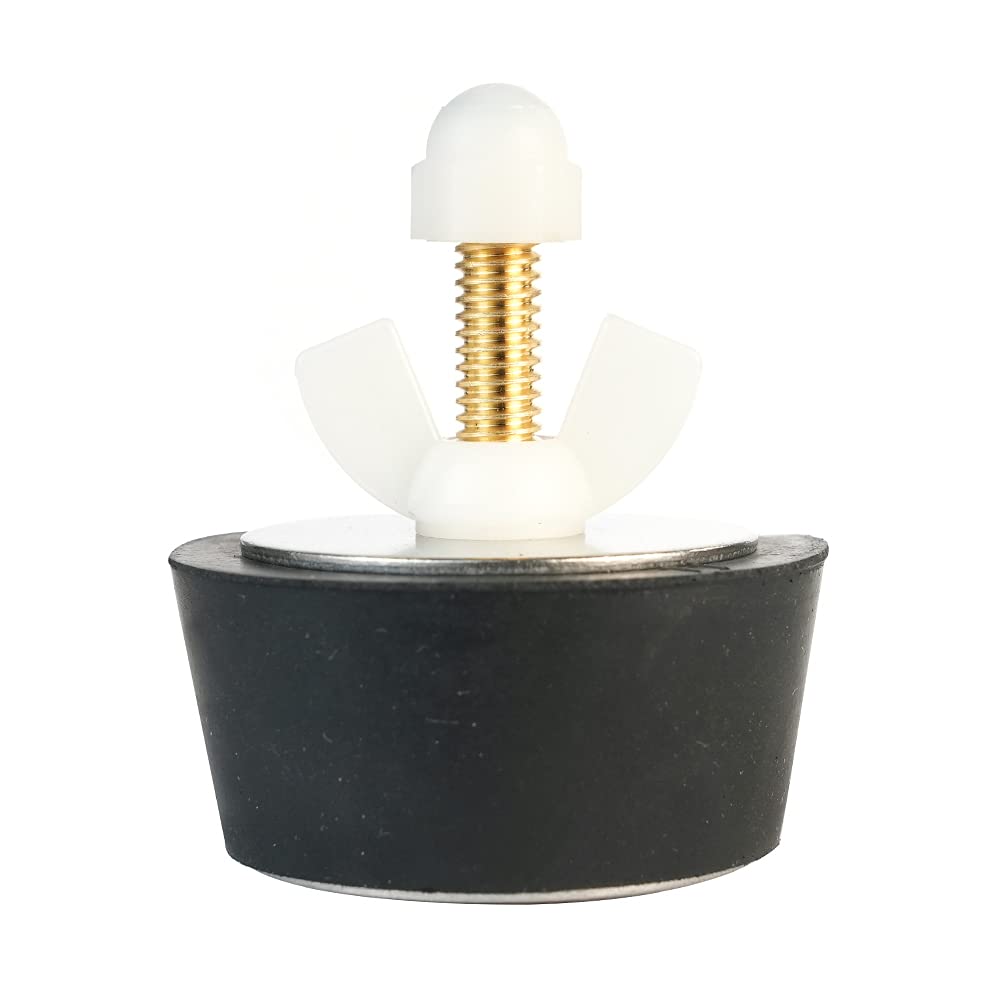 Lamprey Hardware #11 Winter Plug Blow Thru With Schrader Valve For 2 Inch Pipe - Lhbp11 (1)