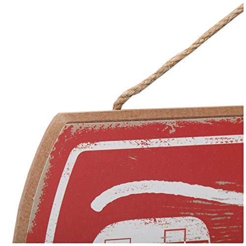 Open Road Brands Happy Camper Hanging Wood Wall Decor - Fun Vintage Sign For Rv, Camper Or Garage