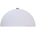 Flash Furniture Kathryn 5.89-Foot Round Bi-Fold Granite White Plastic Banquet And Event Folding Table With Carrying Handle