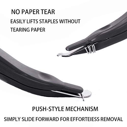Zztx 4 Pcs Professional Magnetic Staple Remover Puller Rubberized Staples Remover Staple Removal Tool For School Office Home 4 C