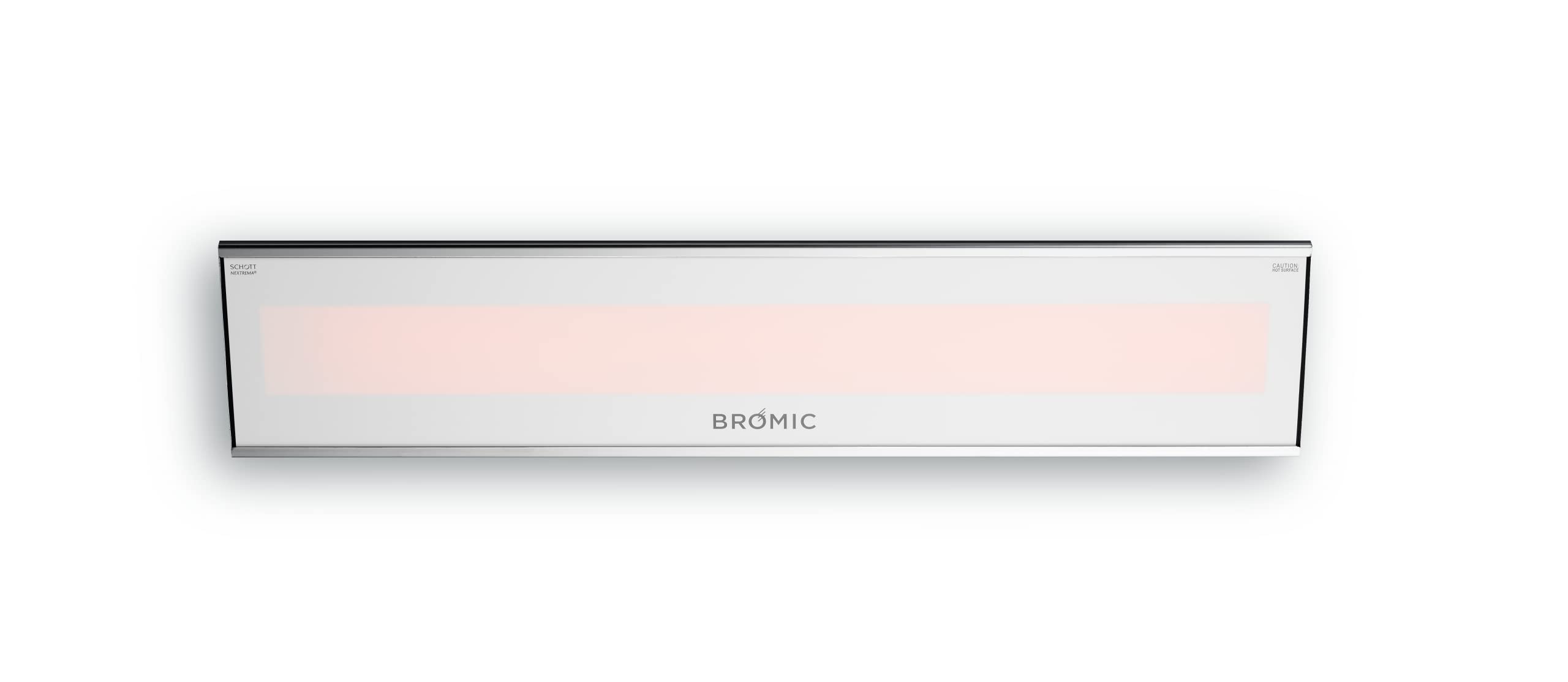 Bromic Platinum Marine Smart-Heat Electric Patio Heater, Outdoor, 2300W, 220-240V, White, Bh0320017