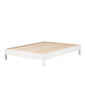 South Shore Munich Platform Bed On Legs Pure White
