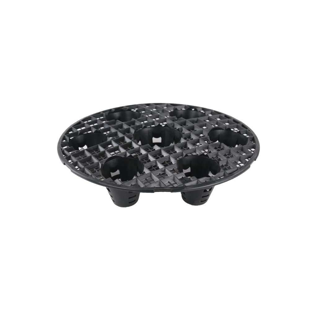 Grow1 13-Inch Pot Elevators For Plants Plastic Fabric Pots Elevator Saucer Riser Tray Stand Indoor-Outdoor, 6-Pack