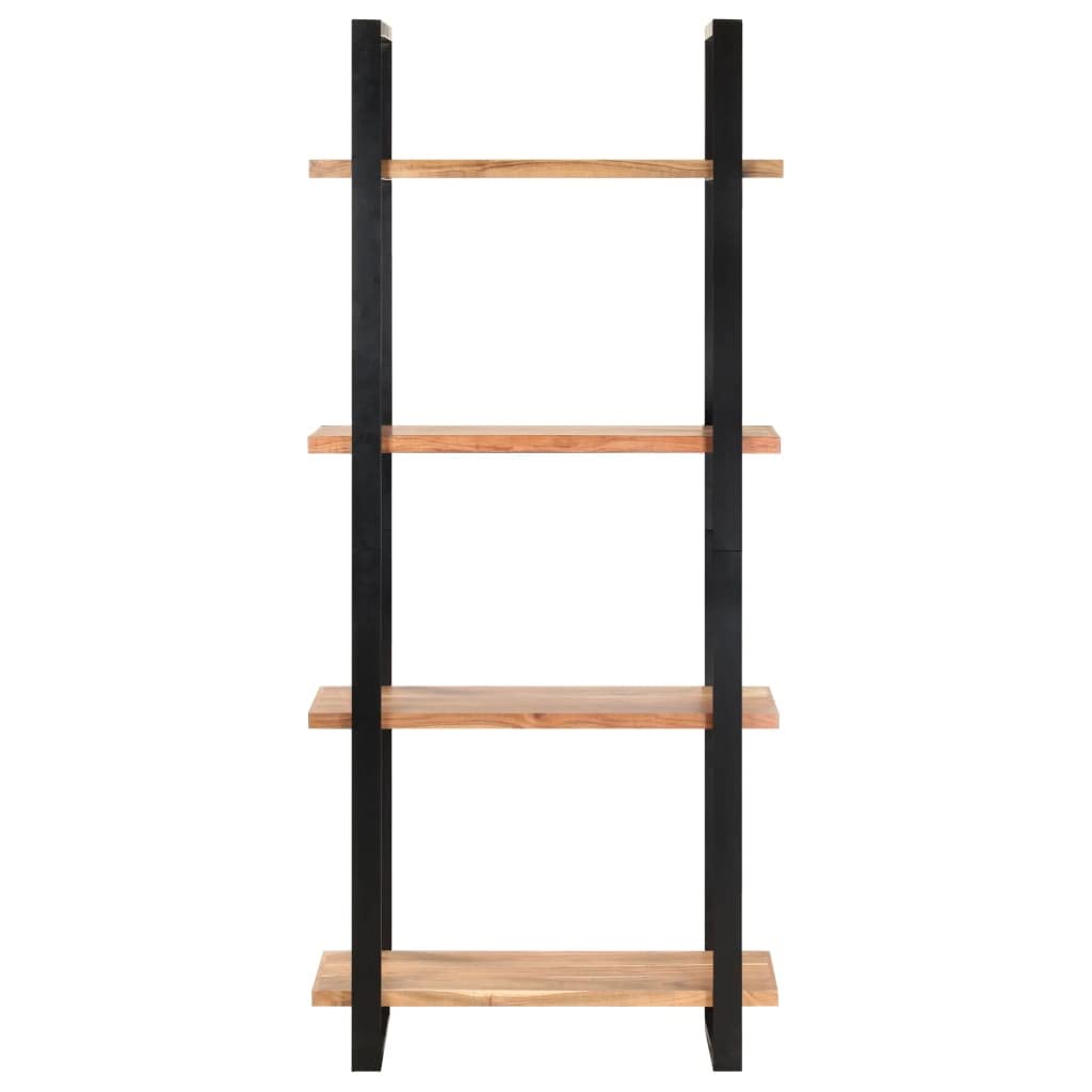 4-Tier Bookcase 31.5&quot;x15.7&quot;x70.9&quot; Solid Acacia Wood