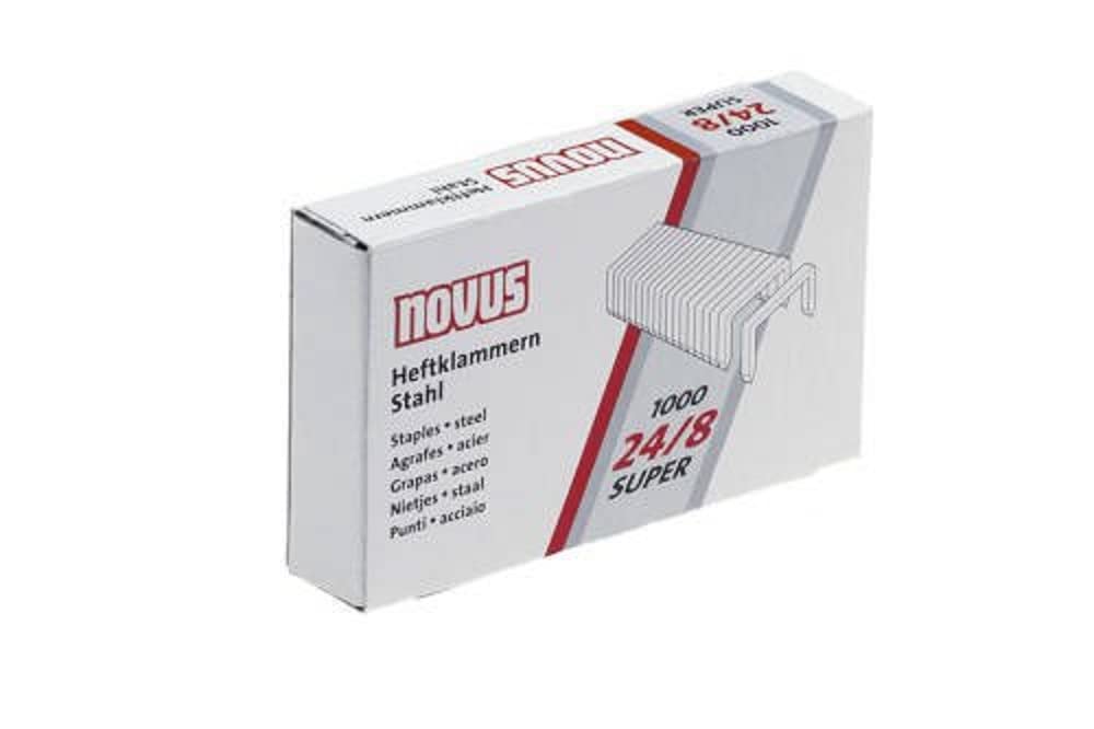 Novus 24/8 Super Staples (Box Of 1000)