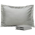 Ntbay 100% Brushed Microfiber Standard Pillow Shams Set Of 2, Super Soft And Cozy, Wrinkle, Fade, Stain Resistant 20X26 Inches O