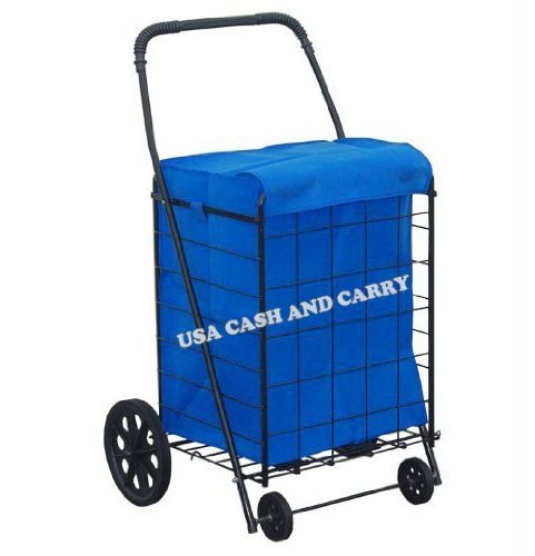 Primetrendz Tm Jumbo Liner, Blue, 24inch X 18inch X 15inch  Fits Large Shopping Carts