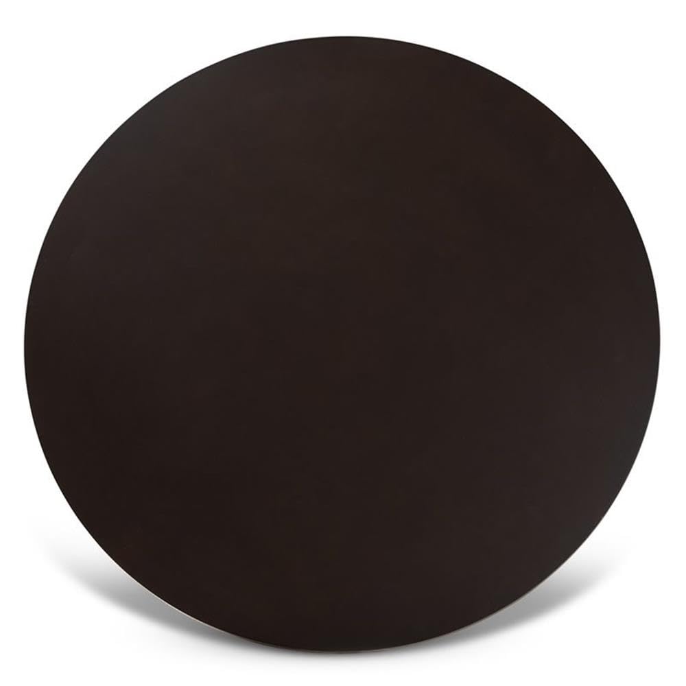 Baxton Studio Alayna Modern and Contemporary Dark Brown Finished 35-Inch-Wide Round Wood Dining Table