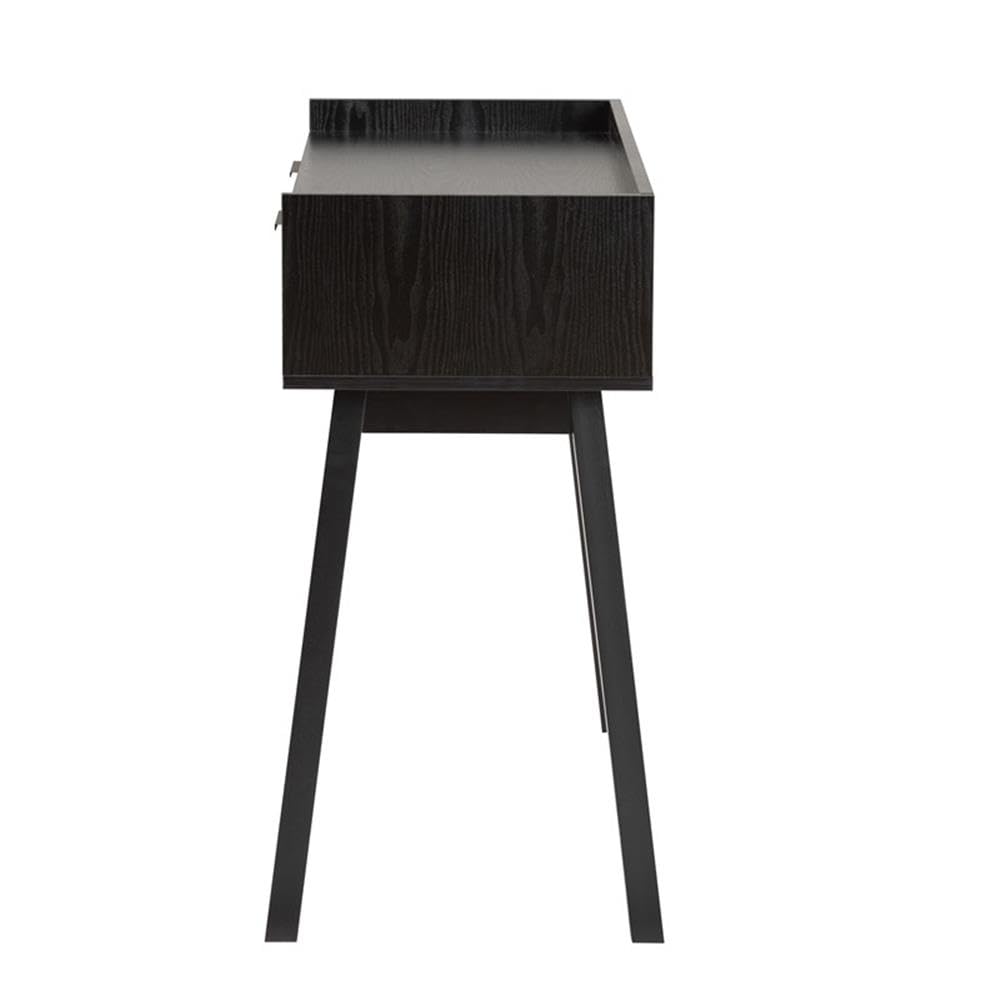 Baxton Studio Kalani Two-Tone Brown Wood 2-Drawer Console Table