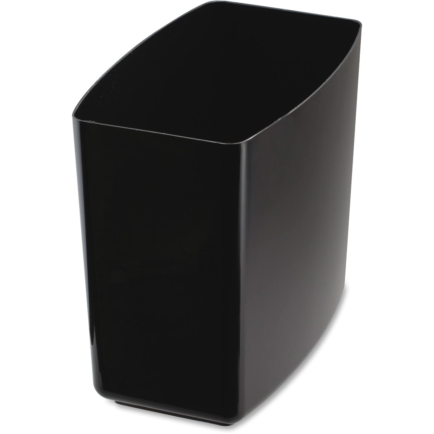 Officemate International Corp. 22262 Waste Container,20 qt. Capacity,13-5/8-Inch x8-1/2-Inch x12-3/4-Inch ,Black