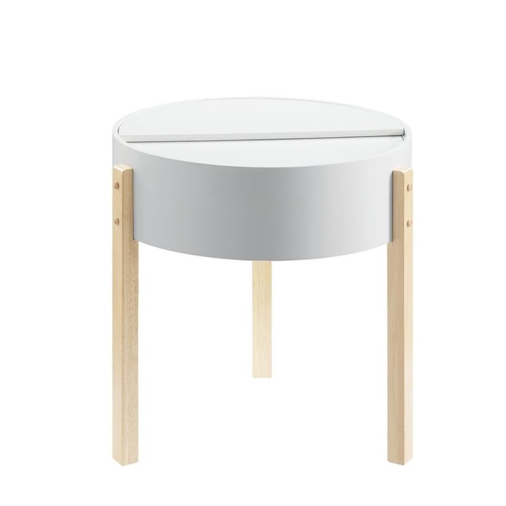 ACME Bodfish Wood Round Storage End Table - Thumbnail 5