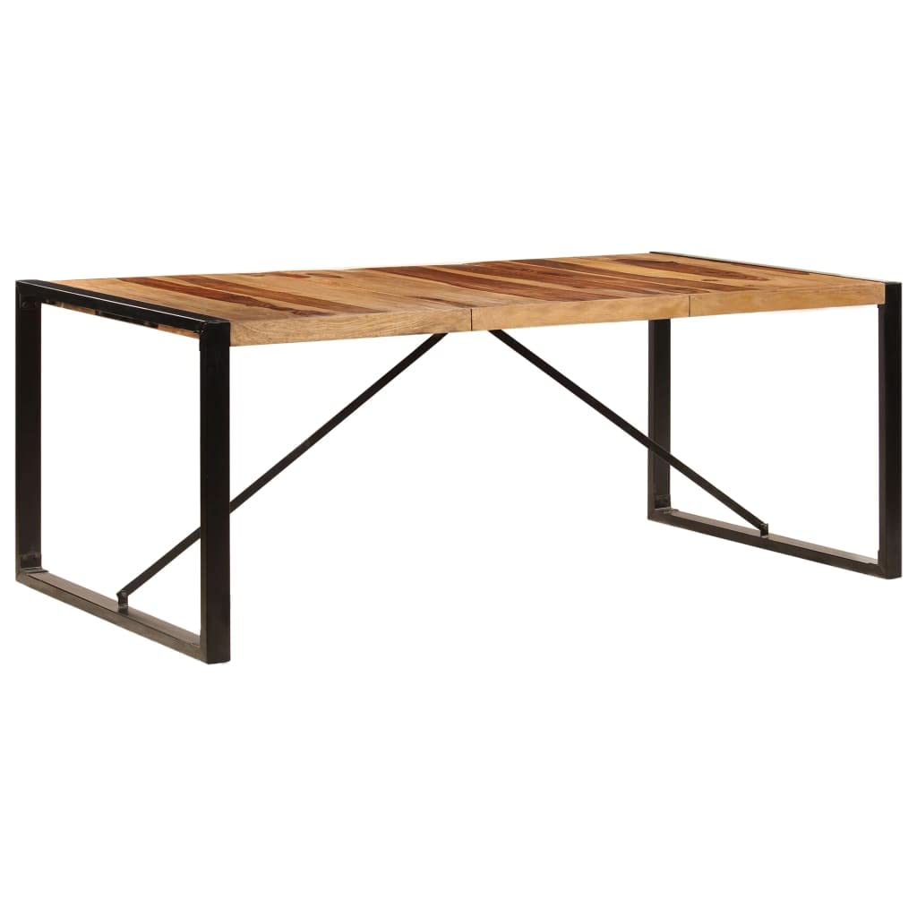 vidaXL Dining Table 78.7&quot;x39.4&quot;x29.5&quot; Solid Sheesham Wood