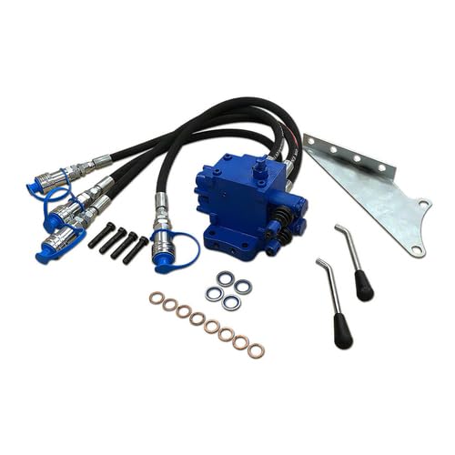 Double Acting Hydraulic Remote Valve Kit - Double Spool Fits Ford 2610 3910 2120 3500 4130 2600 7700 2910 4000 6700 2310 3610 46