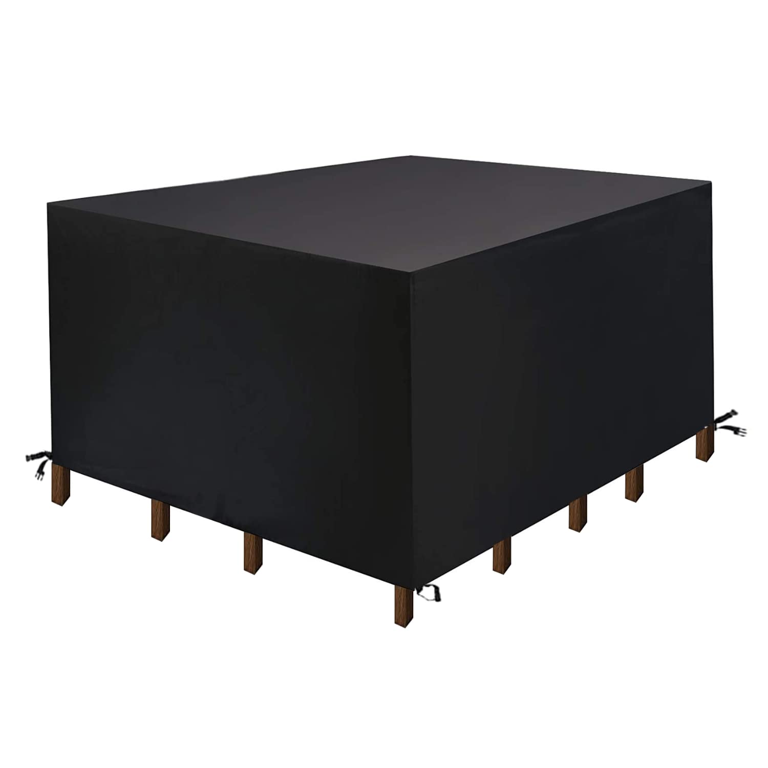 Waterproof Outdoor Patio Furniture Cover - 50    X 50    X 29    | Tear-Resistant, Windproof With Buckles | All-Weather Protecti