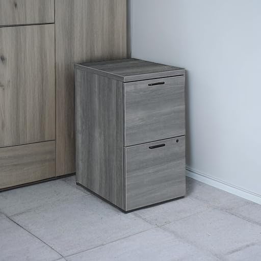 HON 10500 Series Mobile Pedestal, Sterling Ash