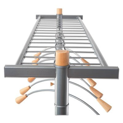 Alba Practical Chrome Coat Rack - Thumbnail 2