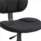 Boss Fabric Drafting Stools W/ Footring Black Crepe/Without Arms