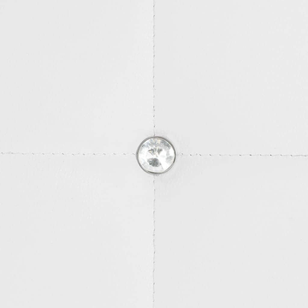 Dining Chairs 4 pcs White Faux Leather