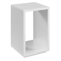 Convenience Concepts Northfield Admiral End Table with Shelf, White