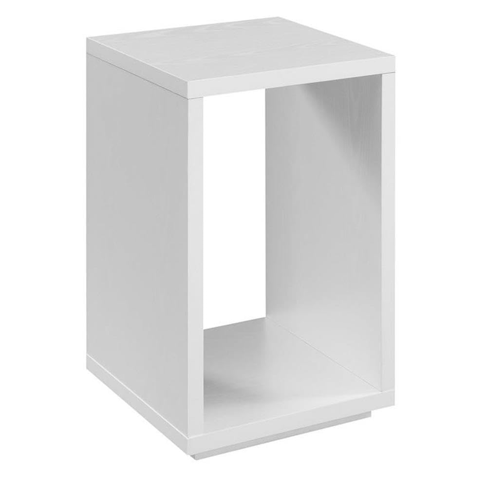 Convenience Concepts Northfield Admiral End Table with Shelf, White