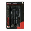 Skilcraft 7520-01-555-0297 Recycled Plastic Retractable Chisel Tip Permanent Marker, Black (Pack Of 4)