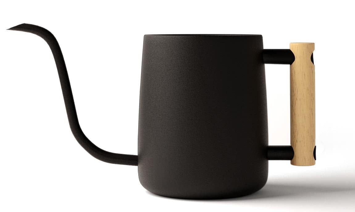 Indoor Watering Can With Long Spout - 35Oz Black Watering Can For Indoor Plants - Cute Watering Can Indoor - Small Watering Can