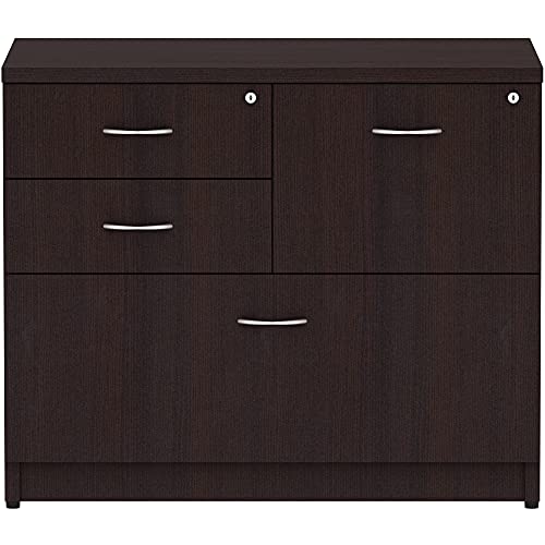 Lorell 2-Box/1-File Espresso 4-Drawer Lateral File