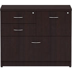 Lorell 2-Box/1-File Espresso 4-Drawer Lateral File