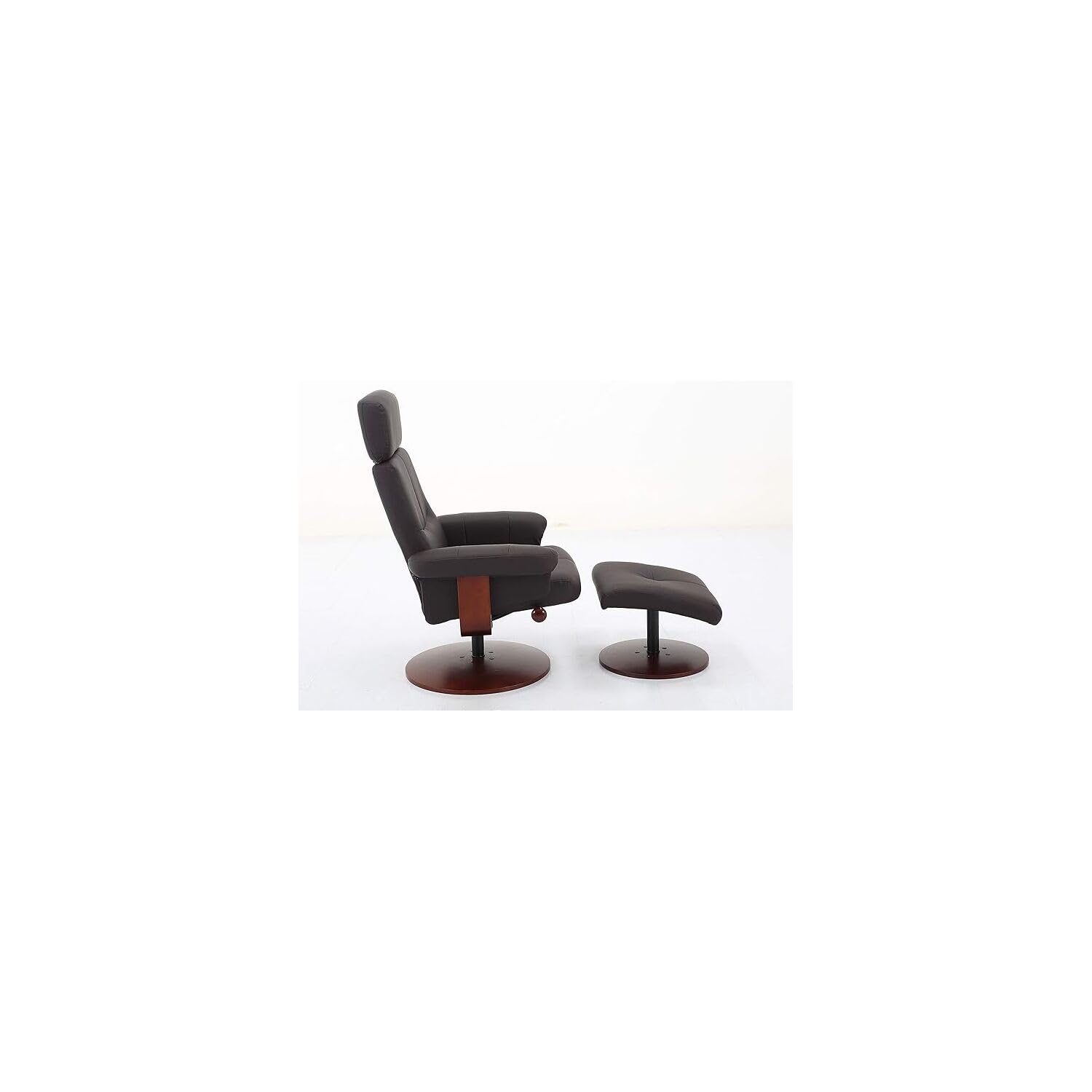 Mac Motion Comfort Chair Collection Roma White Polyurethane Recliner