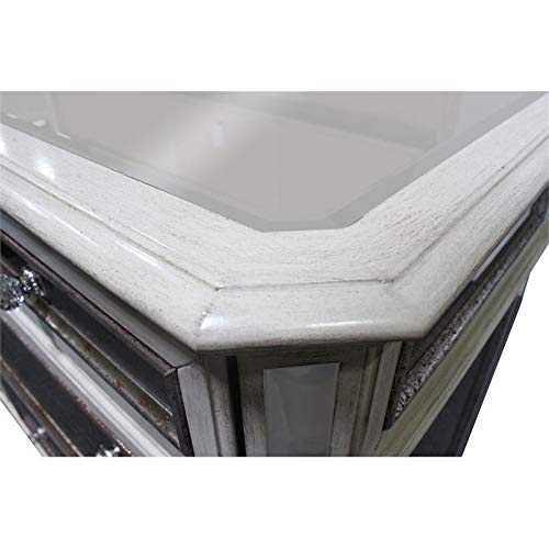 Best Master Furniture Bria Faux Leather Platform Bed, Queen, White