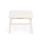 HomeRoots Bayur Wood Classic White Step Stool