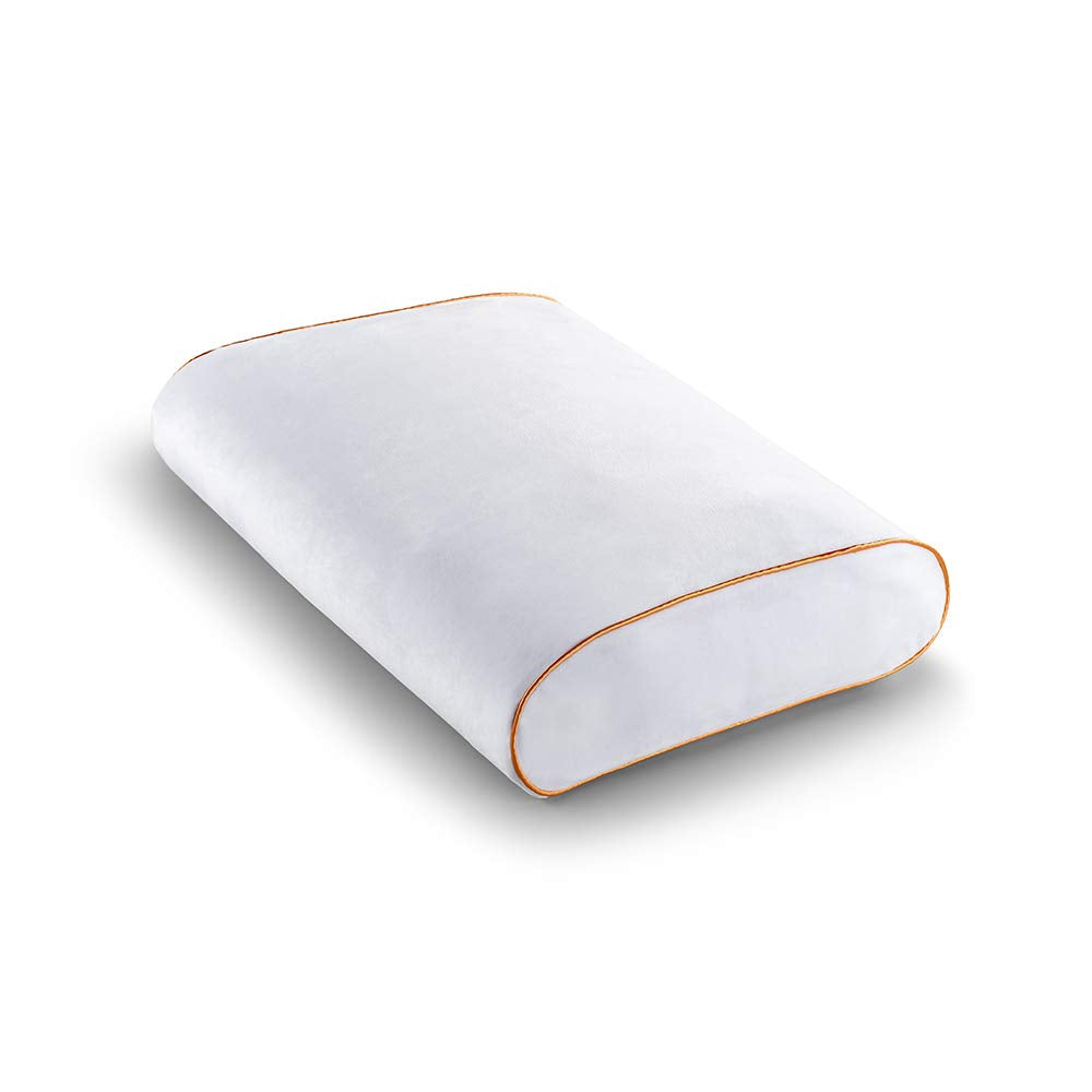 Purecare One Kids Dual Silhouette Support Pillow, Contoured Memory Foam Support, Youth 21&quot; X 16&quot; (Pckone12m)