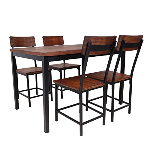 Neos Modern Furniture Dining Chairs, Reclaimed Wood
