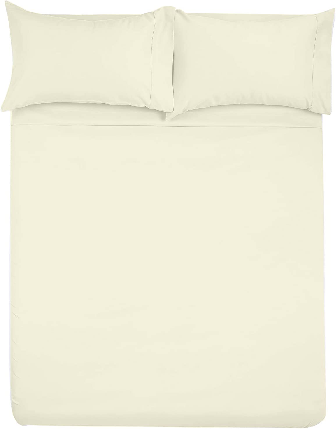 Microfiber Rv Sheet Sets, 60X80 Camper Queen, Ivory Solid, Bed Sheets For Campers, Rv'S & Travel Trailers Easy Fit Mattress Up T