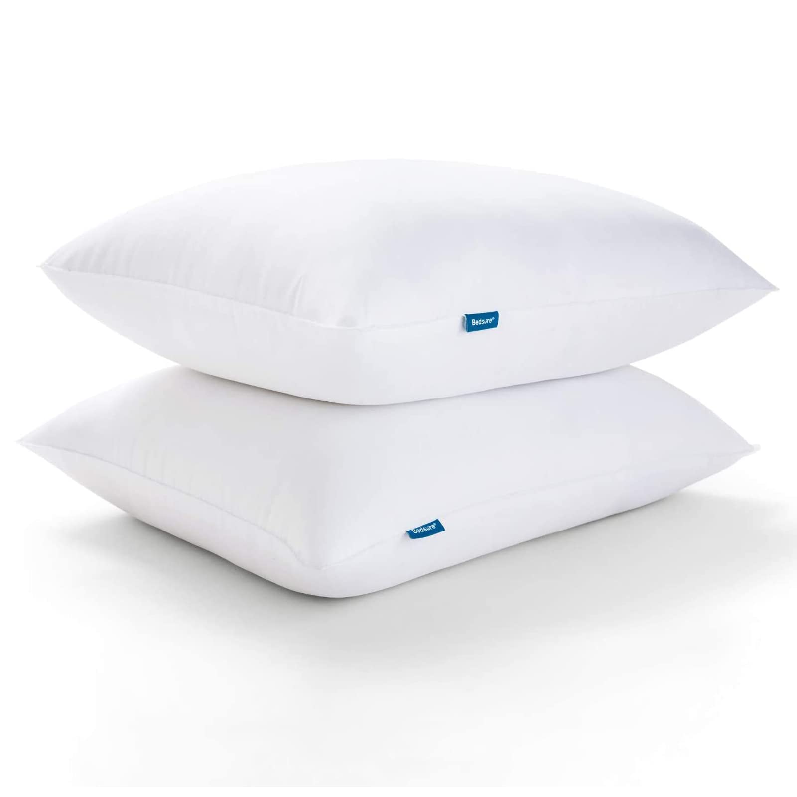 Bedsure Pillows King Size Set Of 2 - King Pillows 2 Pack Down Alternative Hotel Pillows, Soft And Supportive Bed Pillows For Sid